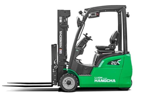 XC Series 3-wheel Electric Lithium Forklift, 1.3 – 2.0t